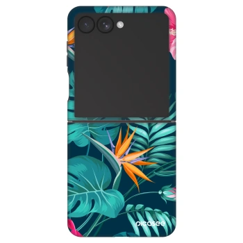 Picasee Fashion Case za Samsung Galaxy Z Flip7 5G - Pink Monstera