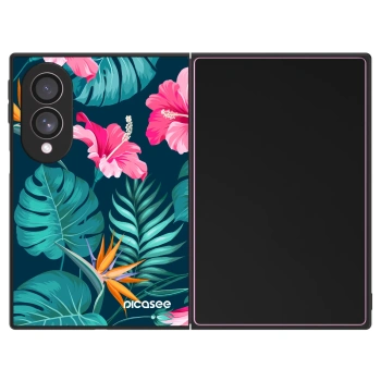Ovitek za Samsung Galaxy Z Fold8 5G - Pink Monstera