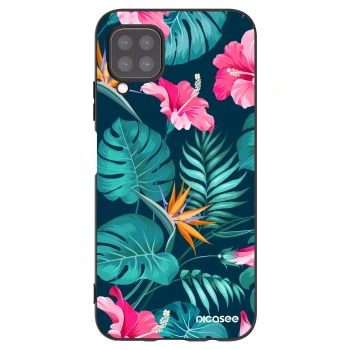 Picasee silikonski črni ovitek za Huawei P40 Lite - Pink Monstera