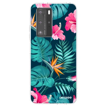 Ovitek za Huawei P40 Pro - Pink Monstera