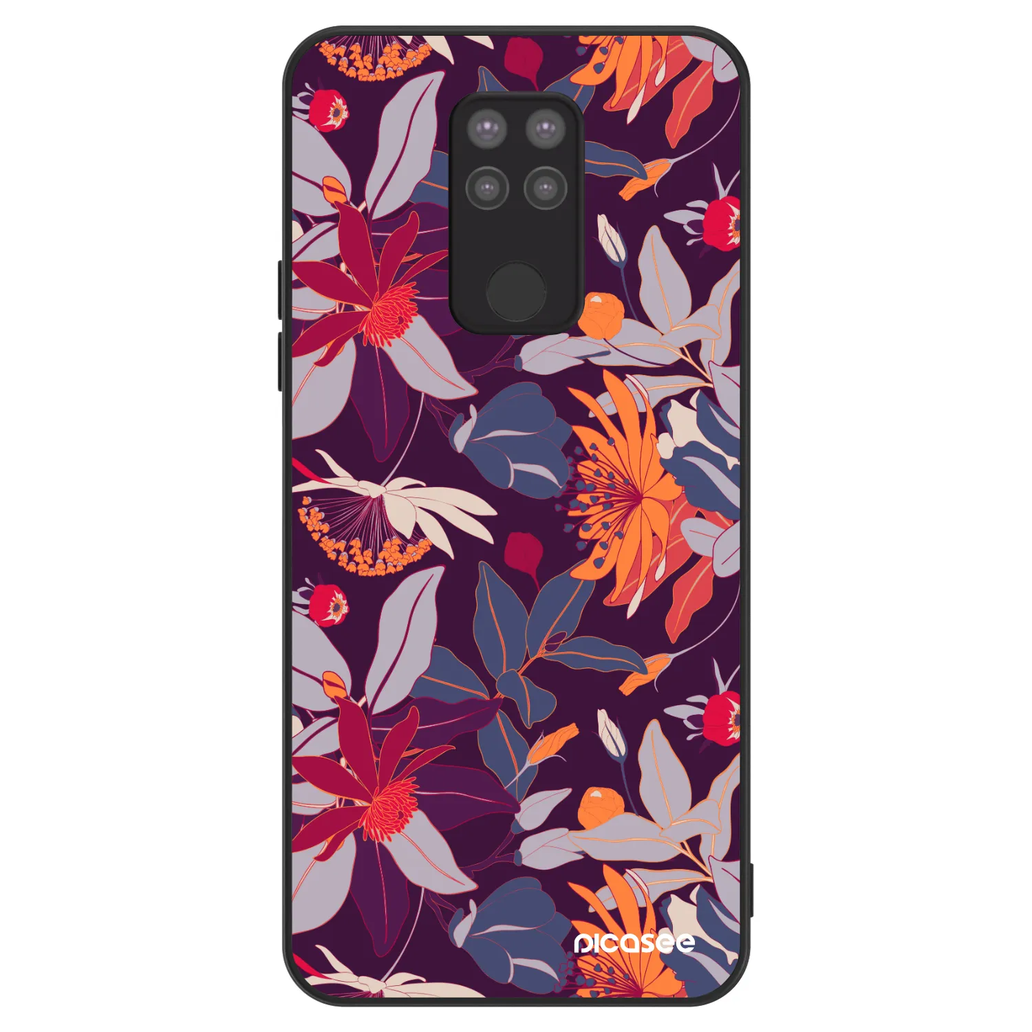 Picasee ULTIMATE CASE za Xiaomi Redmi Note 9 - Purple Leaf