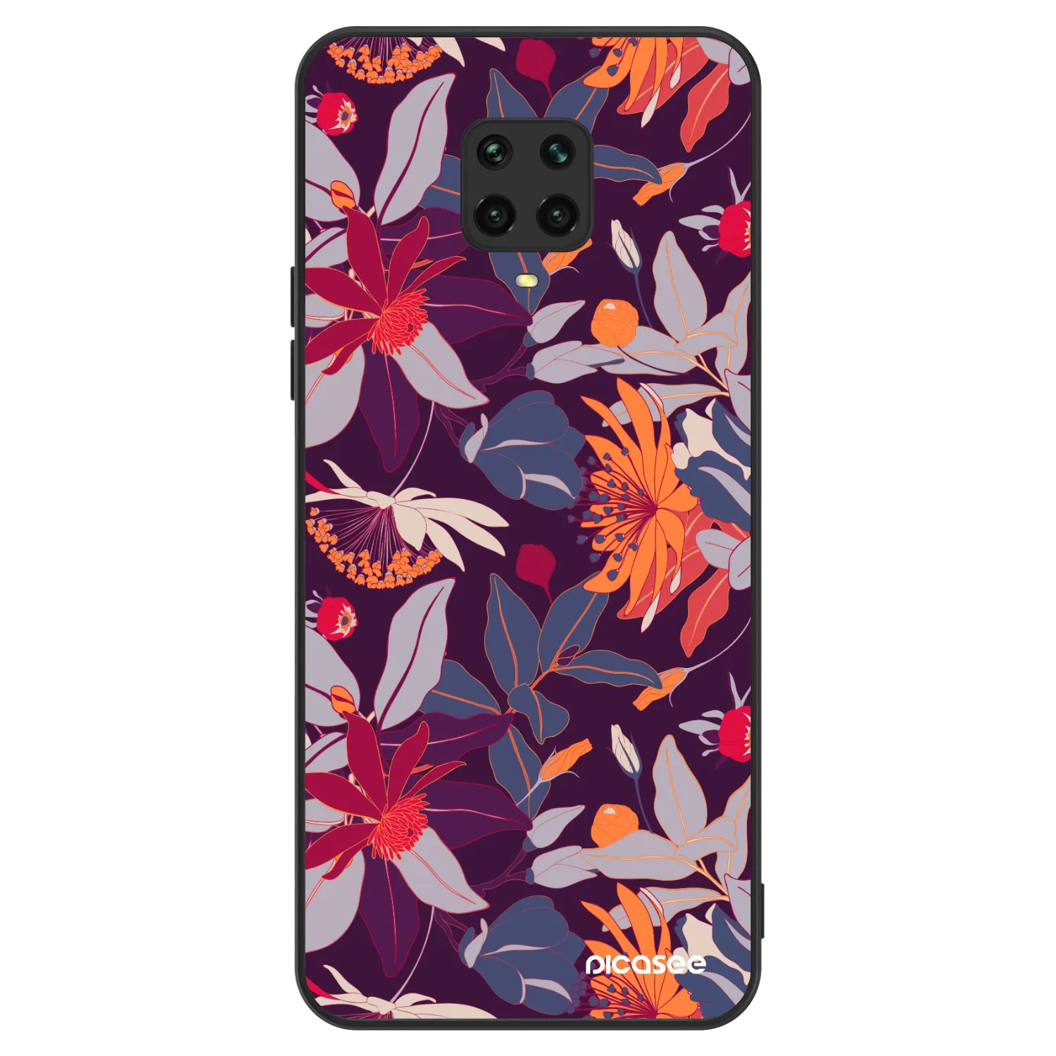 Picasee ULTIMATE CASE za Xiaomi Redmi Note 9 Pro - Purple Leaf