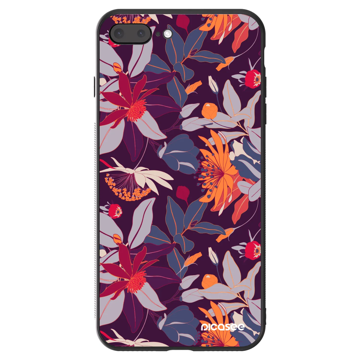 Picasee ULTIMATE CASE za Apple iPhone 7 Plus - Purple Leaf