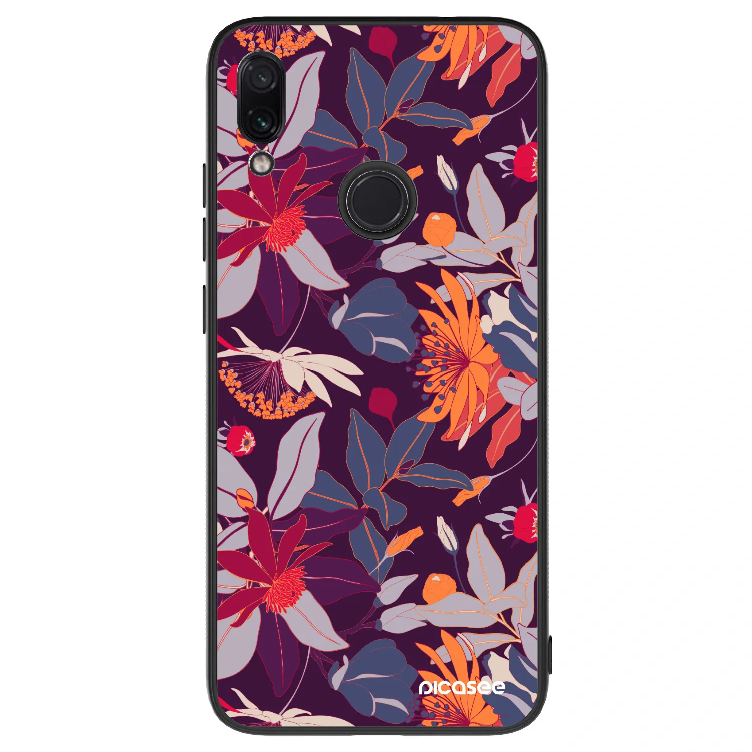 Picasee ULTIMATE CASE za Xiaomi Redmi Note 7 - Purple Leaf