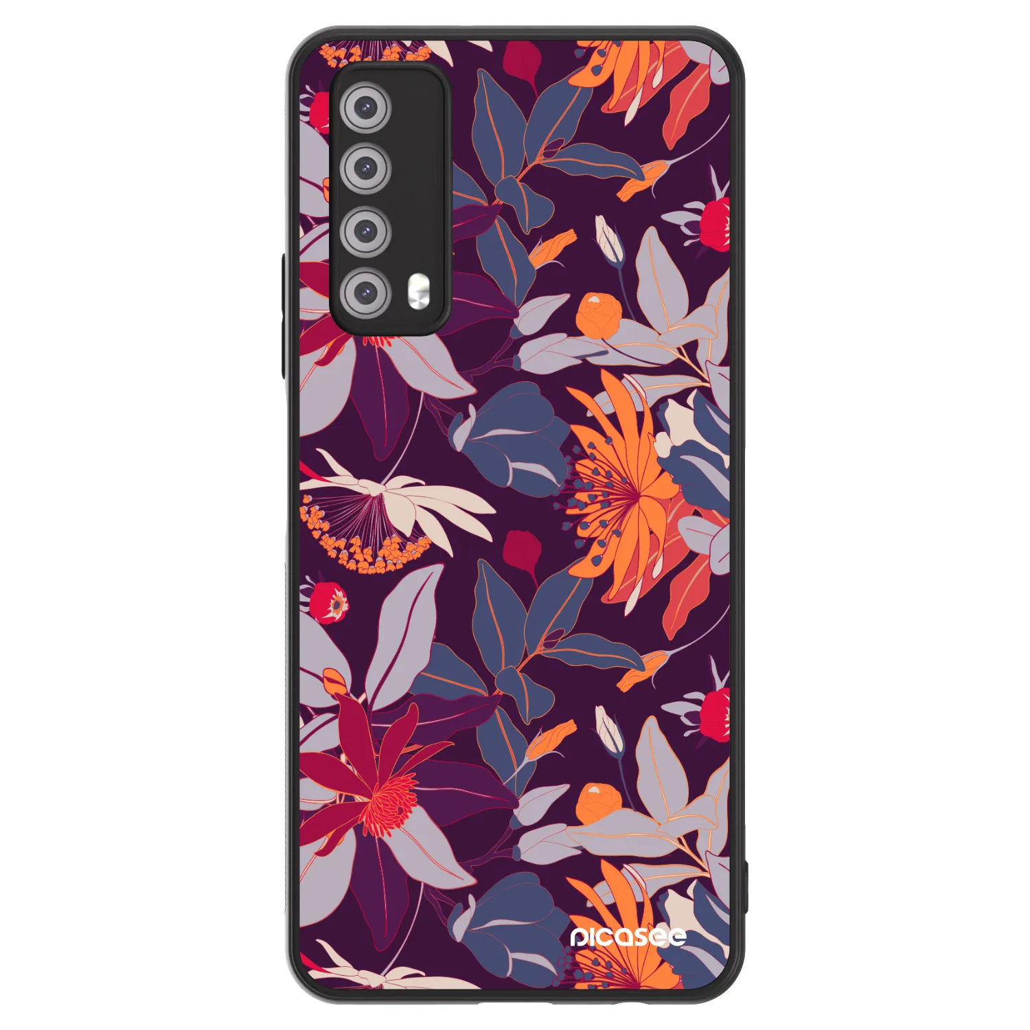 Picasee ULTIMATE CASE za Huawei P Smart 2021 - Purple Leaf