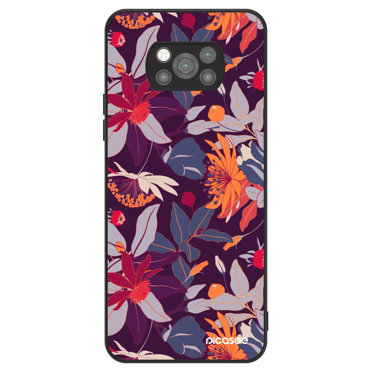 Picasee ULTIMATE CASE za Xiaomi Poco X3 Pro - Purple Leaf