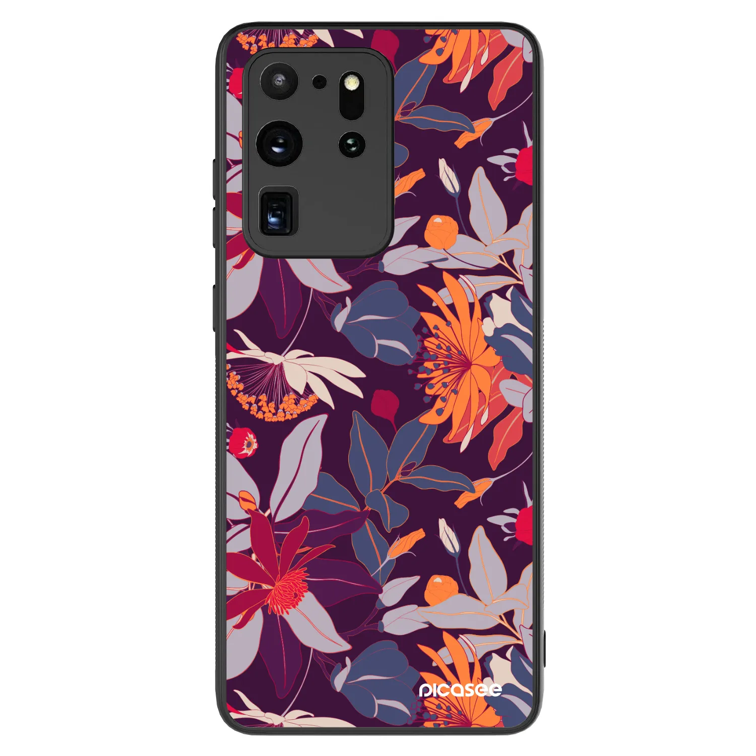 Picasee ULTIMATE CASE za Samsung Galaxy S20 Ultra 5G G988F - Purple Leaf
