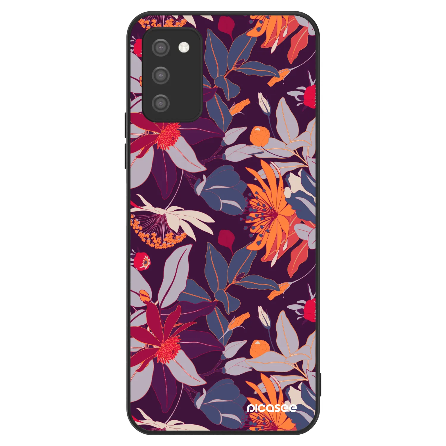 Picasee ULTIMATE CASE za Samsung Galaxy A02s A025G - Purple Leaf