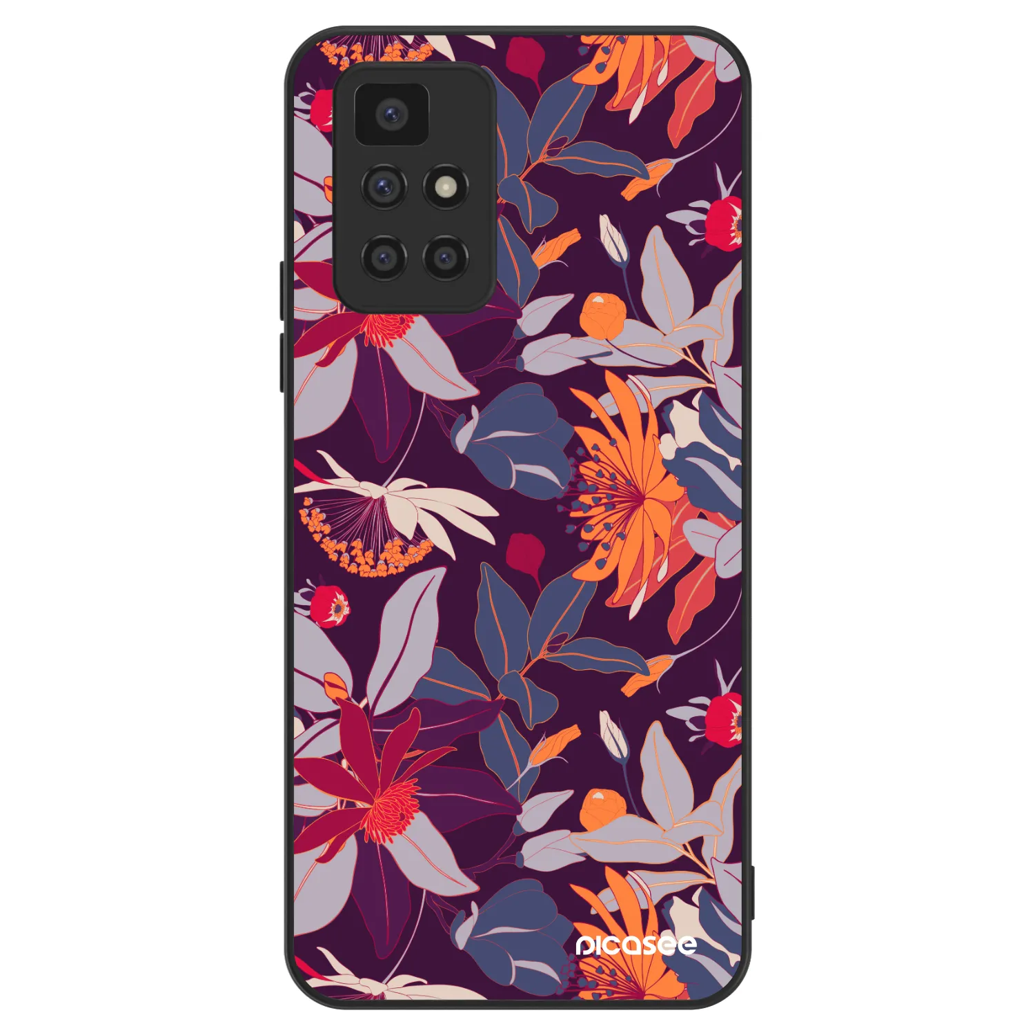 Picasee ULTIMATE CASE za Xiaomi Redmi 10 - Purple Leaf