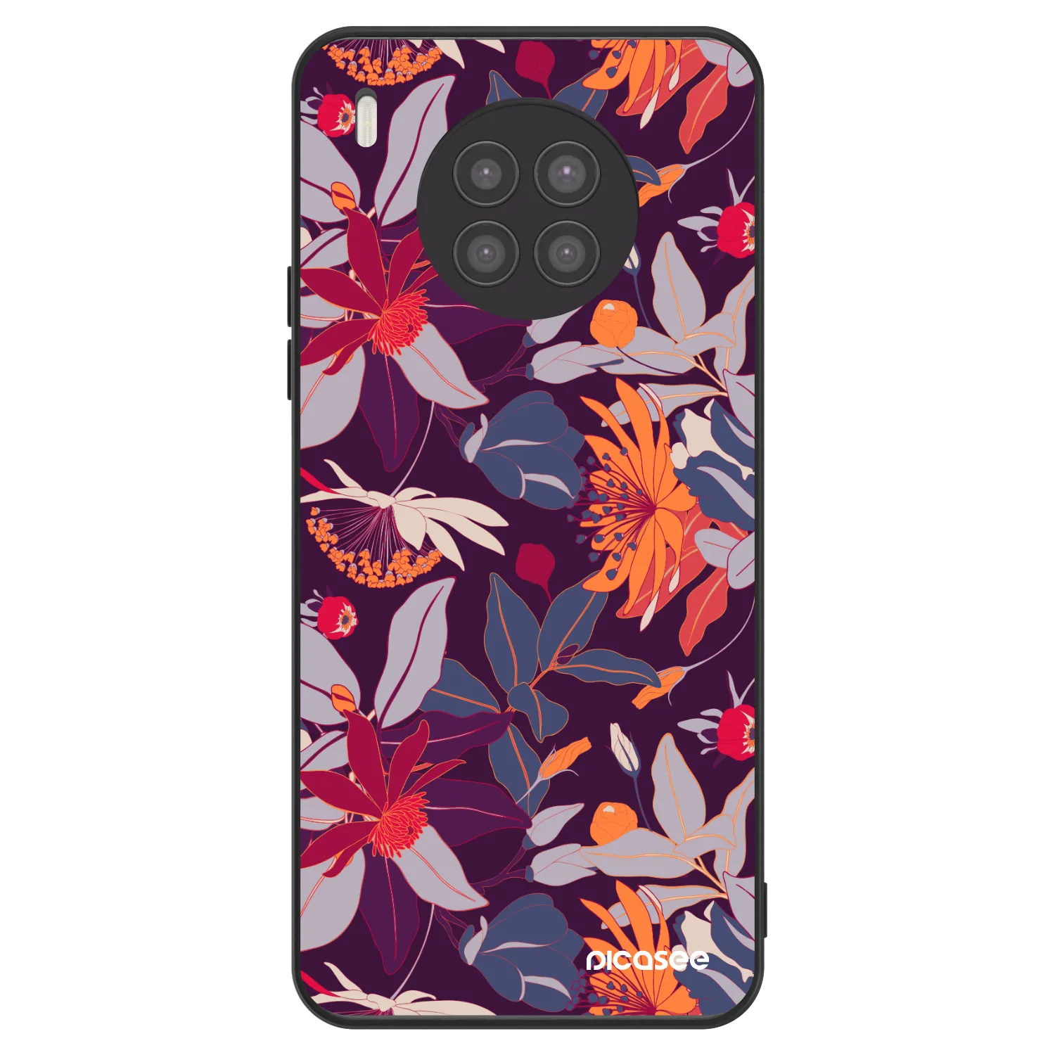 Picasee ULTIMATE CASE za Huawei Nova 8i - Purple Leaf