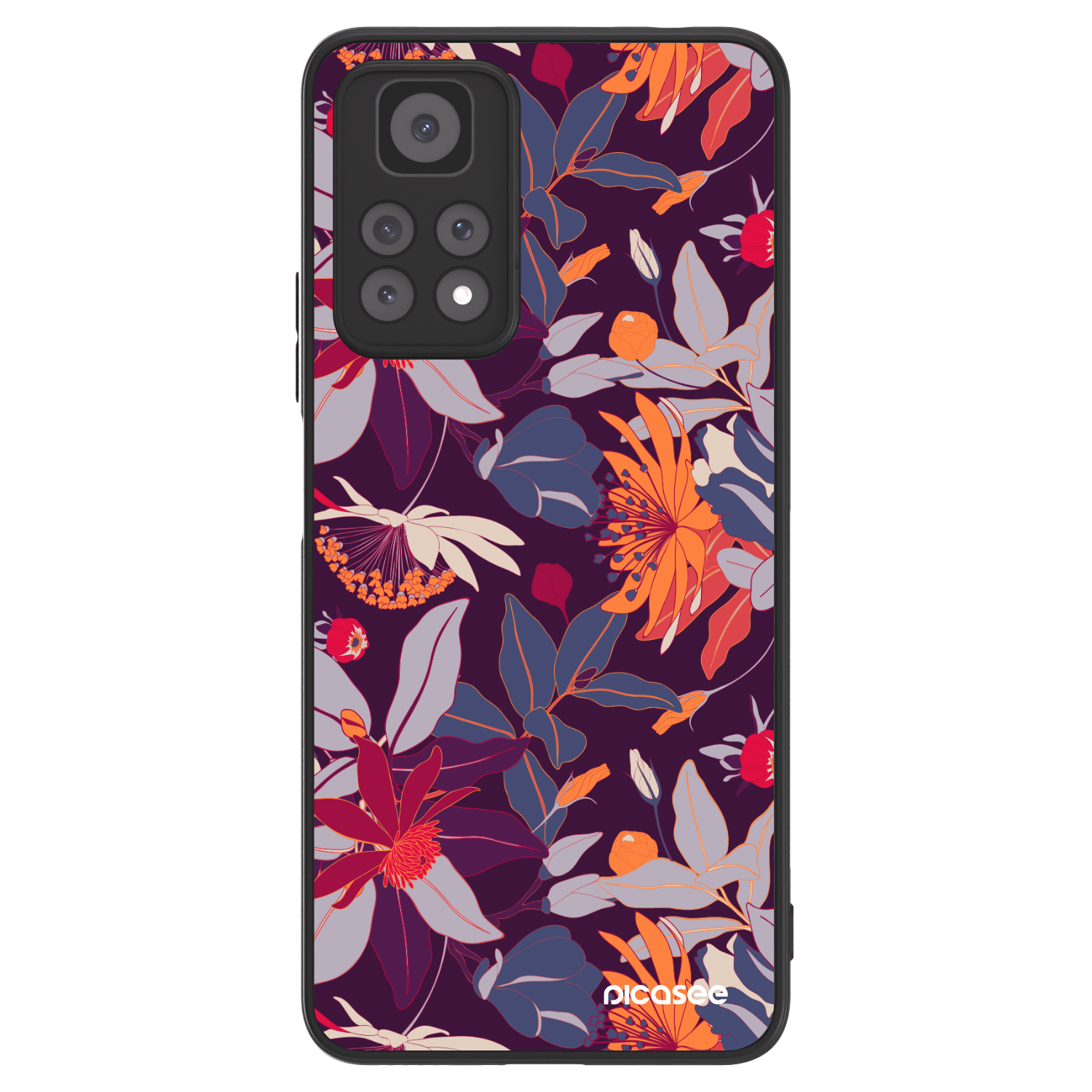 Picasee ULTIMATE CASE za Xiaomi Redmi Note 11 Pro - Purple Leaf
