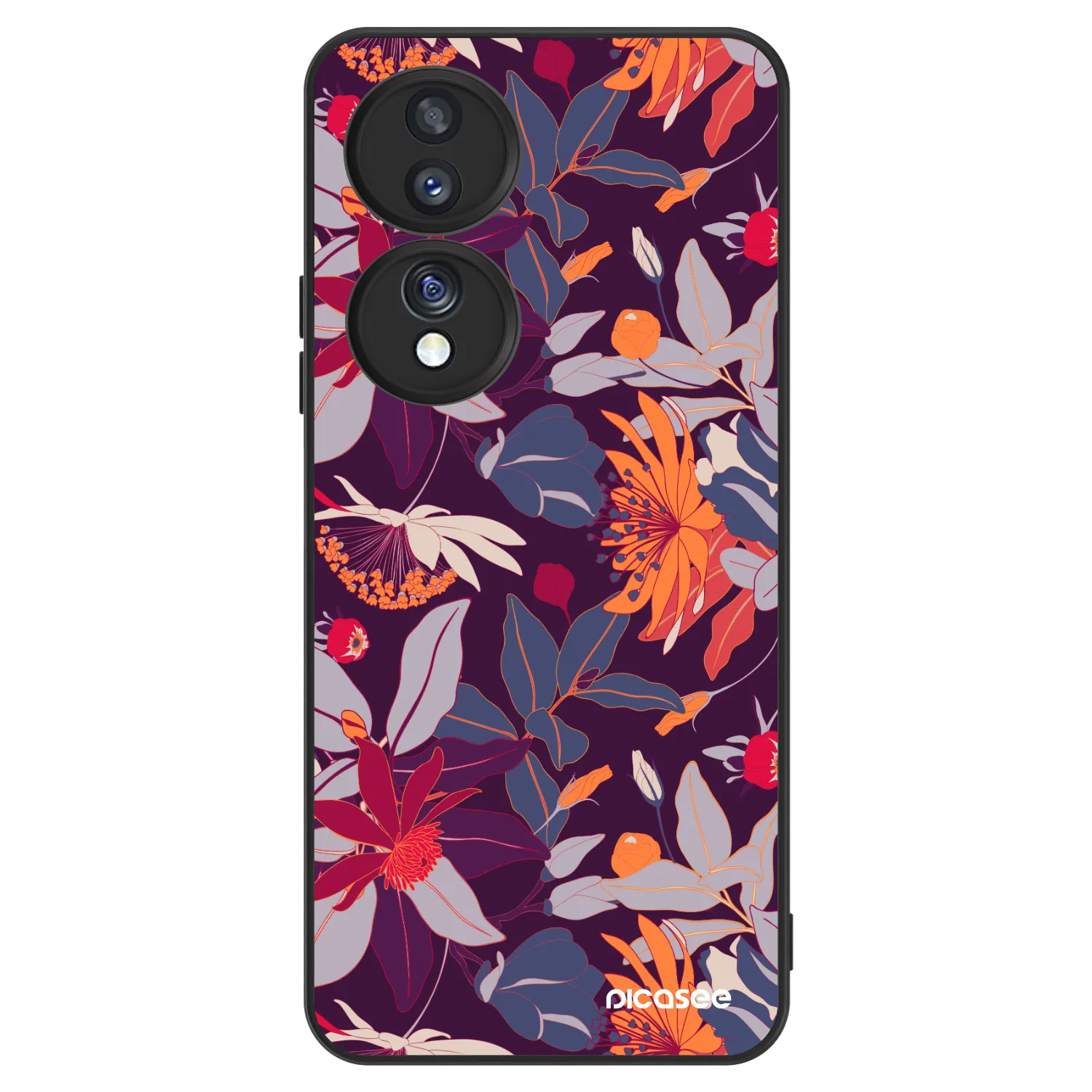 Picasee ULTIMATE CASE za Honor 70 - Purple Leaf