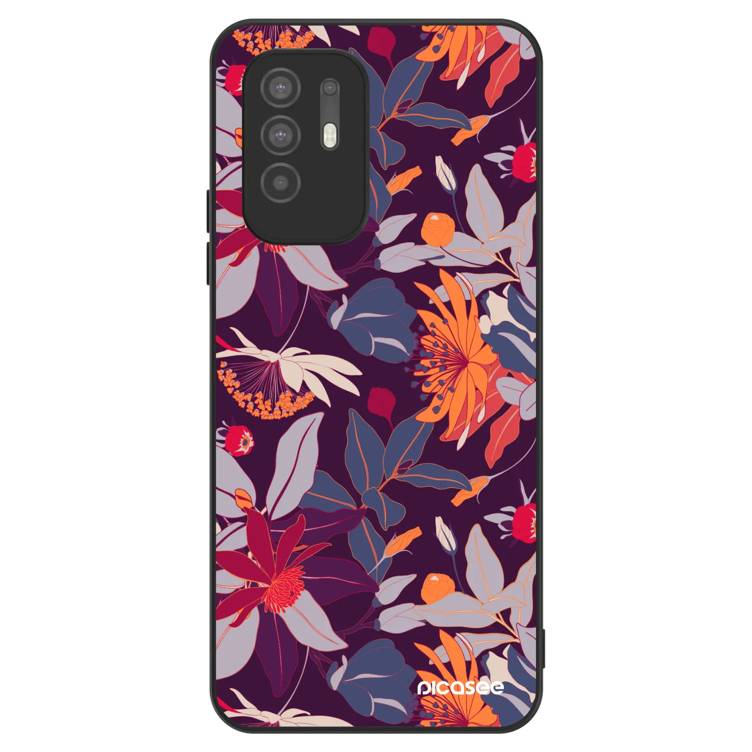 Picasee ULTIMATE CASE za OPPO A94 5G - Purple Leaf