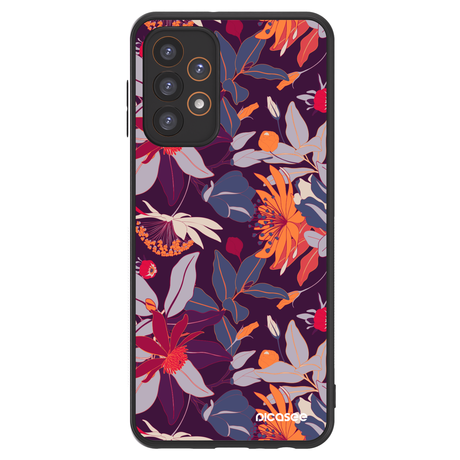 Picasee ULTIMATE CASE za Samsung Galaxy A23 A236B 5G - Purple Leaf