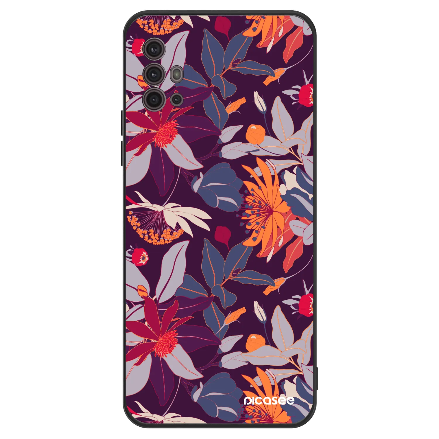 Picasee ULTIMATE CASE za Motorola Moto G30 - Purple Leaf
