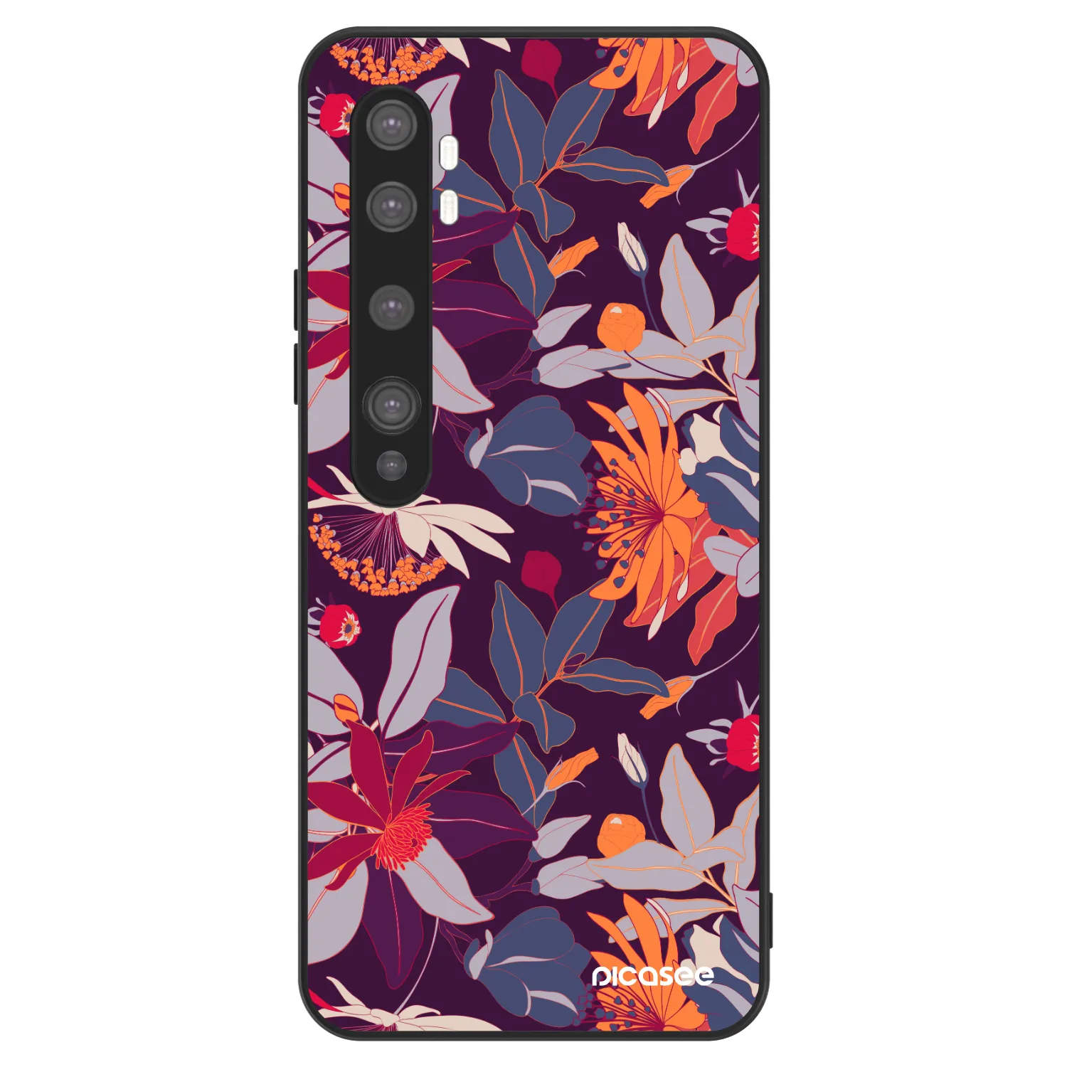 Picasee ULTIMATE CASE za Xiaomi Mi Note 10 (Pro) - Purple Leaf