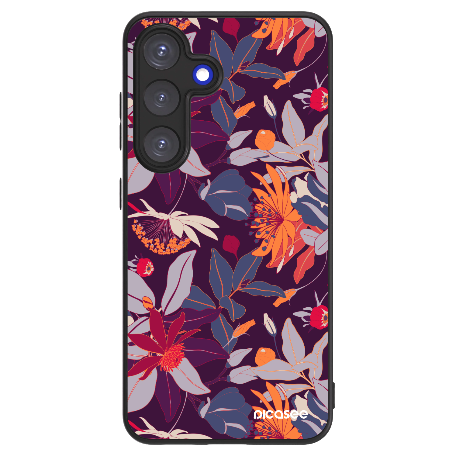 Picasee ULTIMATE CASE PowerShare za Samsung Galaxy S25 5G - Purple Leaf