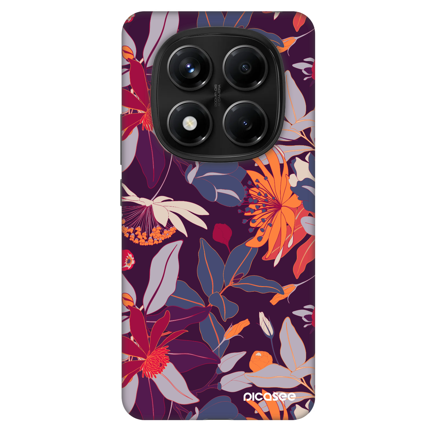 Picasee Fashion Case za Xiaomi Redmi Note 14 Pro 5G - Purple Leaf