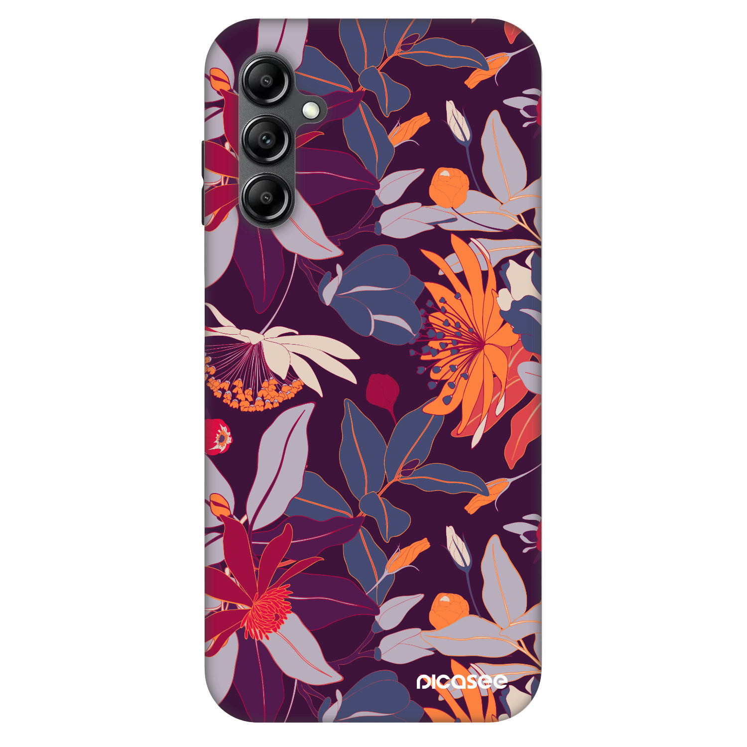 Picasee Fashion Case za Samsung Galaxy A16 5G - Purple Leaf