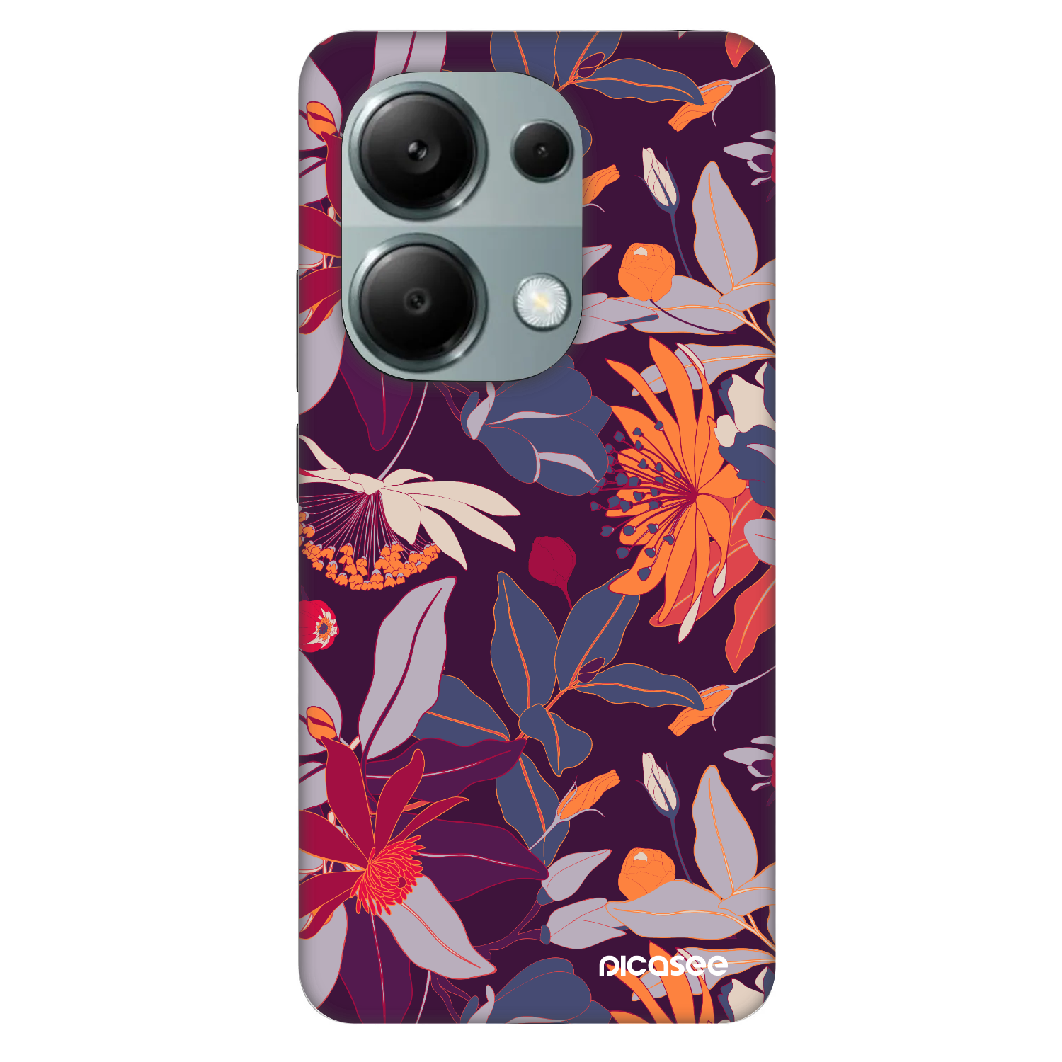 Picasee Fashion Case za Xiaomi Redmi Note 13 Pro 4G - Purple Leaf
