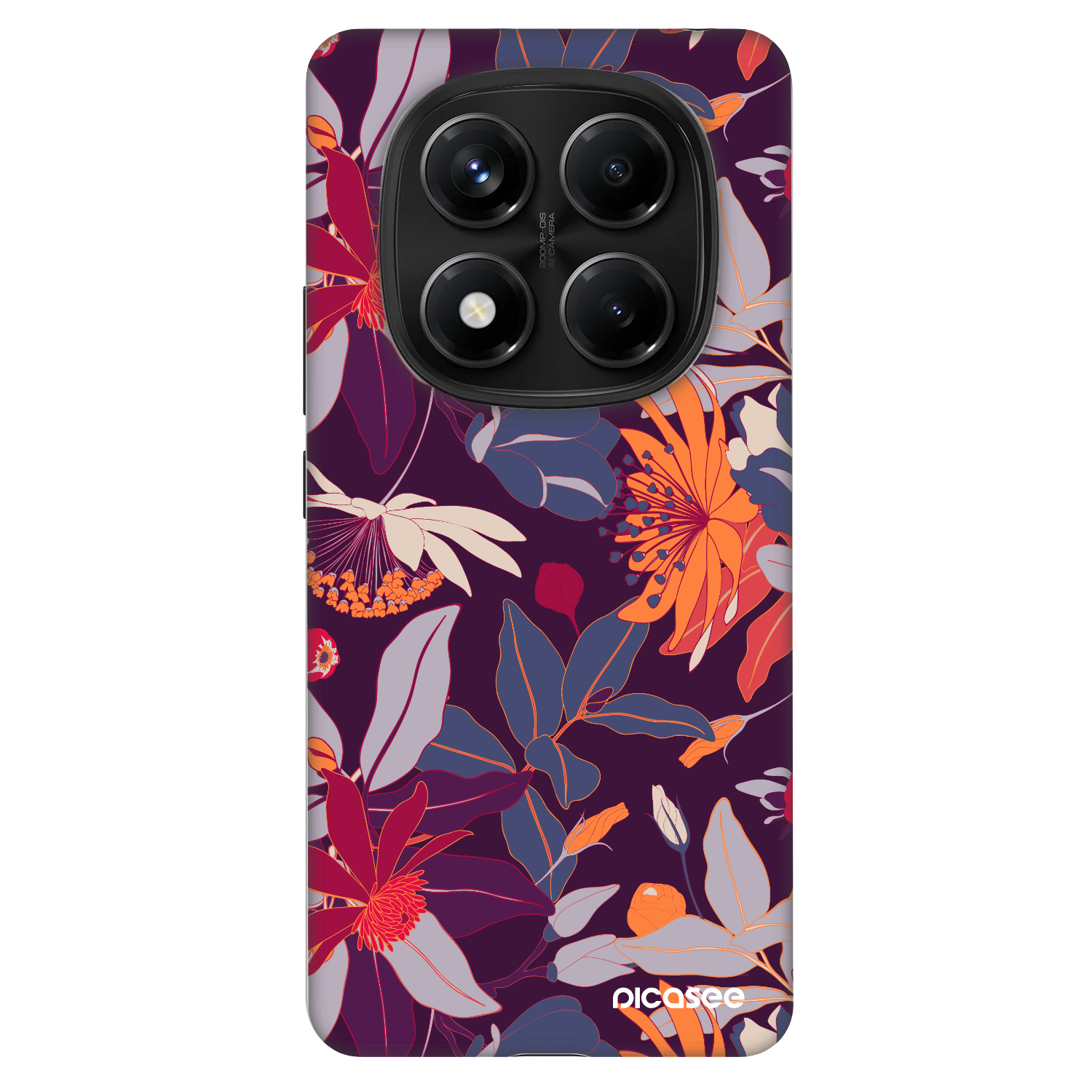 Picasee Fashion Case za Xiaomi Redmi Note 14 Pro 4G - Purple Leaf