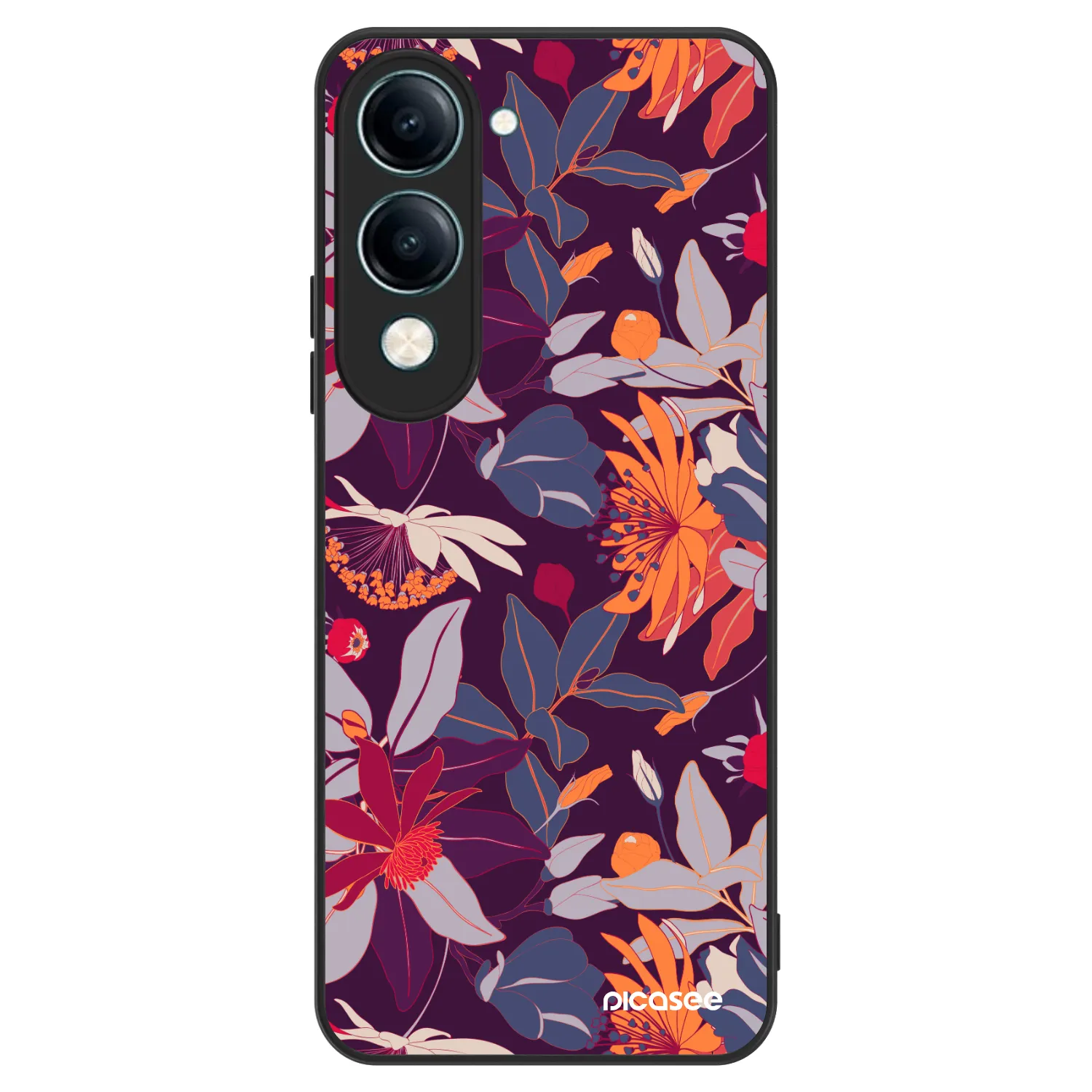 Picasee ULTIMATE CASE za Vivo Y29s 5G - Purple Leaf