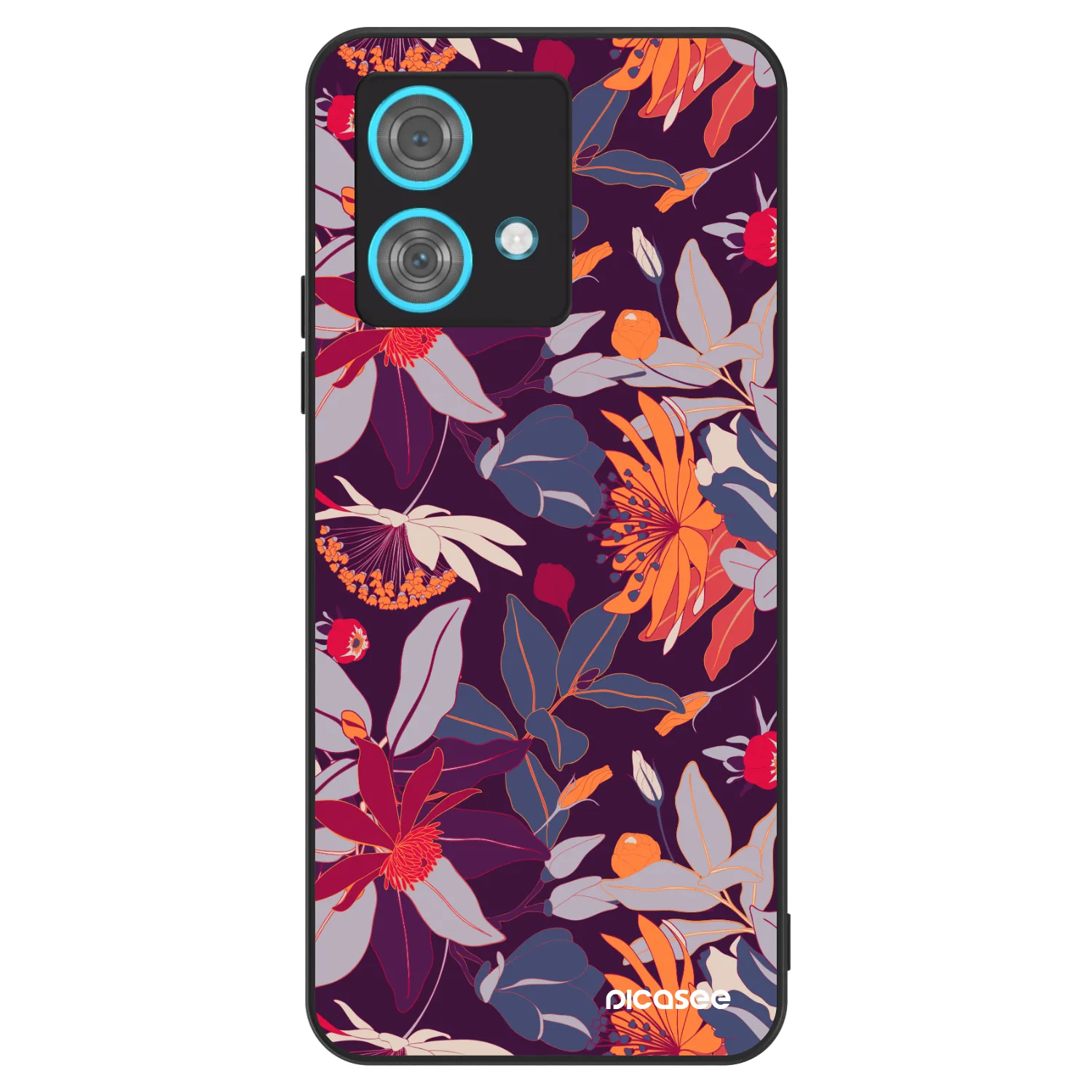 Picasee ULTIMATE CASE za Motorola Edge 40 Neo - Purple Leaf