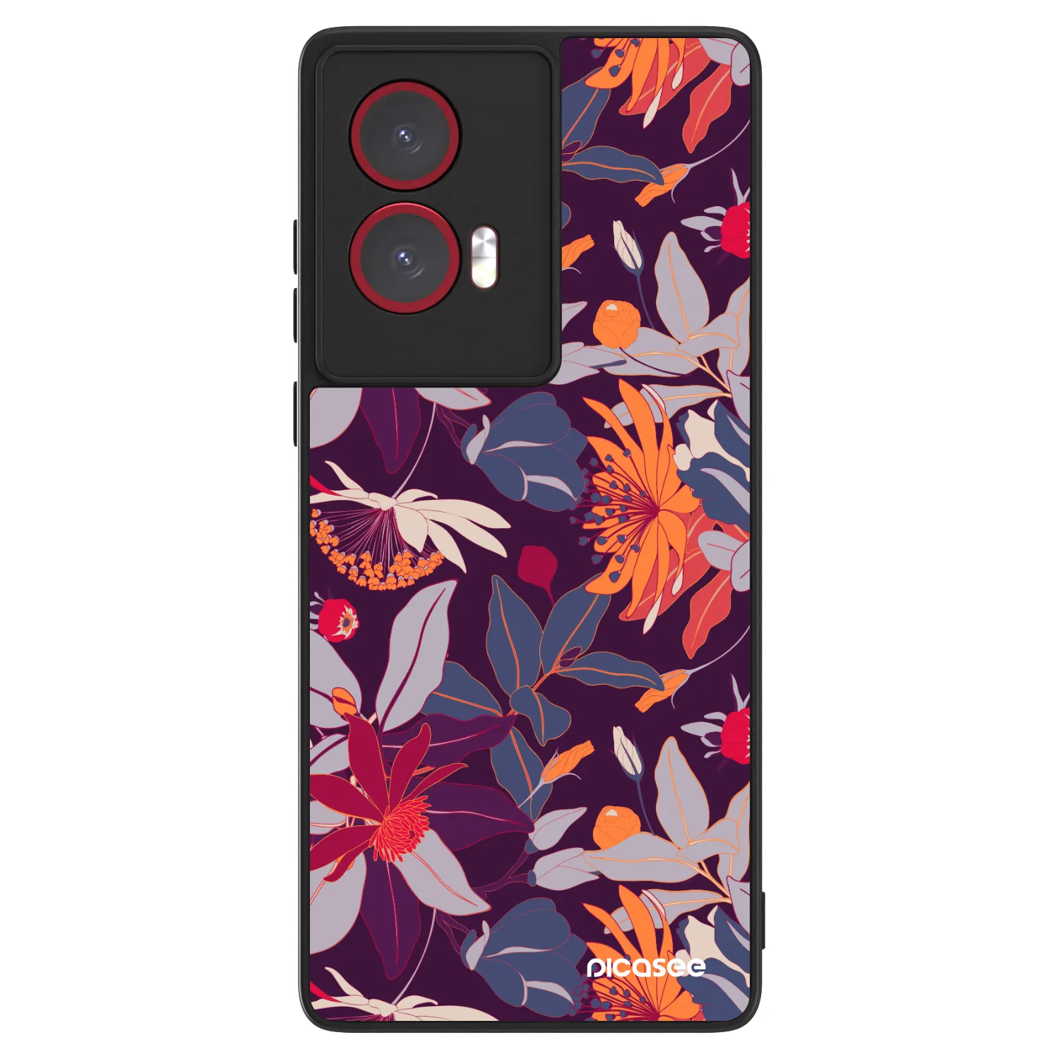 Picasee ULTIMATE CASE za Motorola Edge 50 Fusion - Purple Leaf