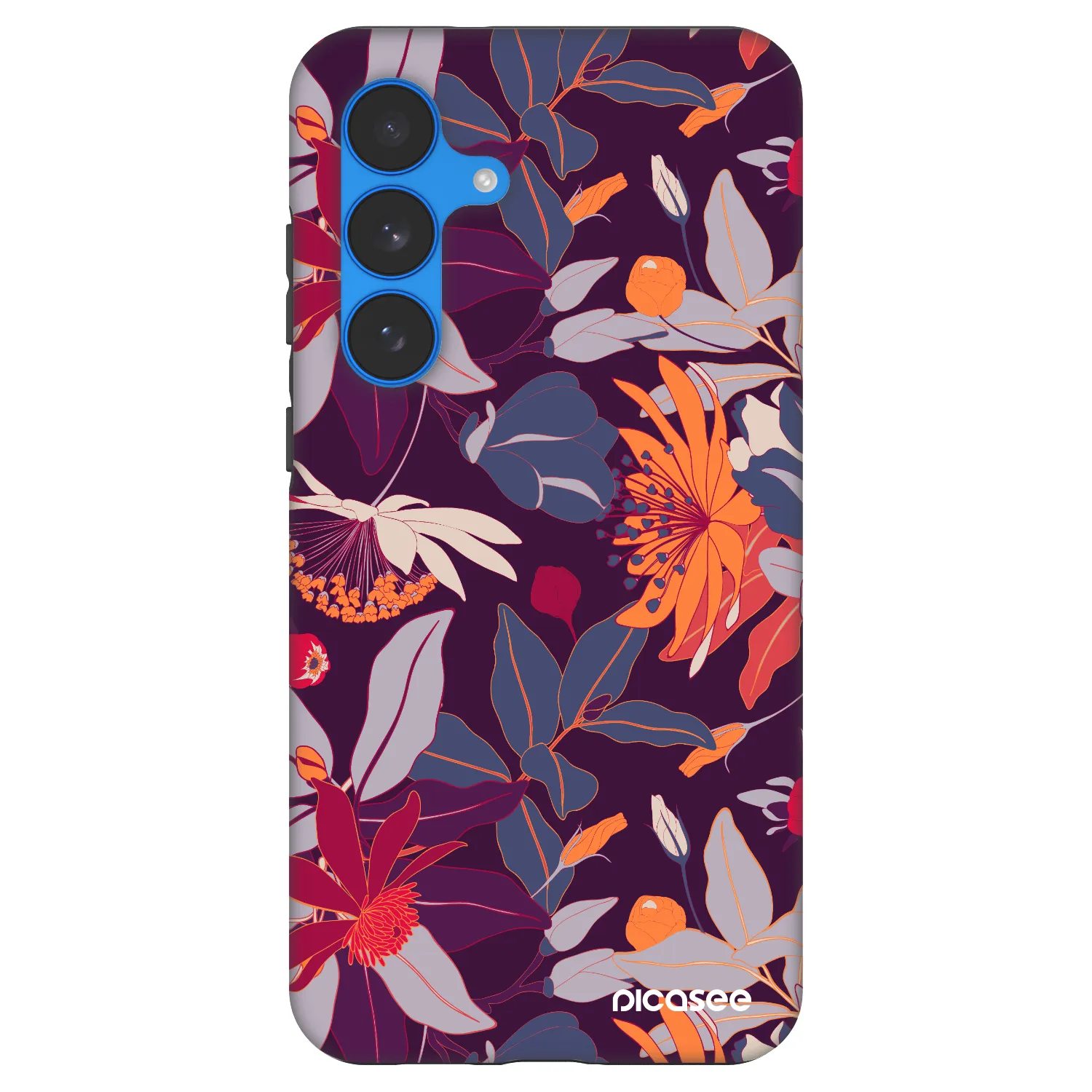 Picasee Fashion Case za Samsung Galaxy S25 FE 5G - Purple Leaf
