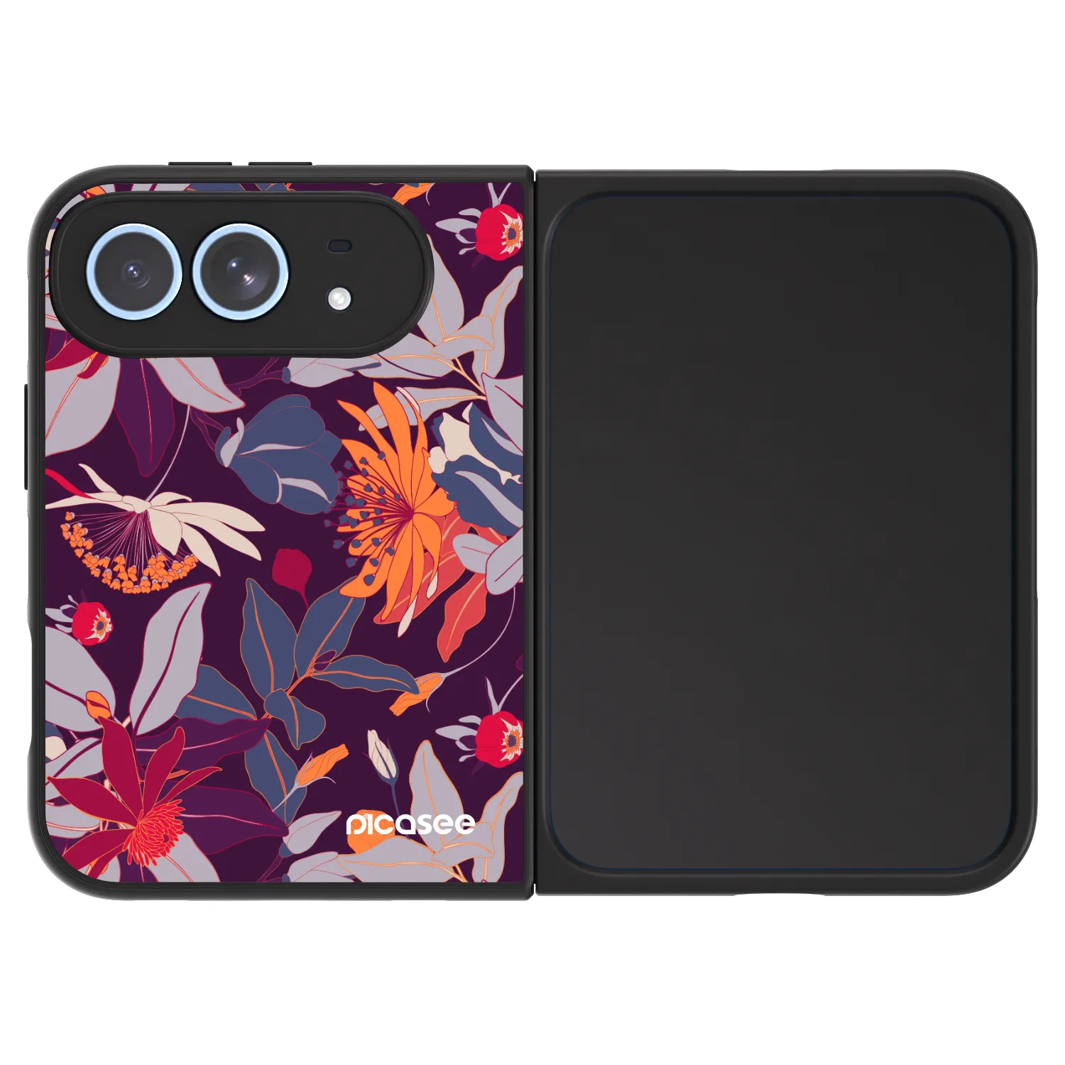 Picasee ULTIMATE CASE MagSafe za Apple iPhone Duo - Purple Leaf