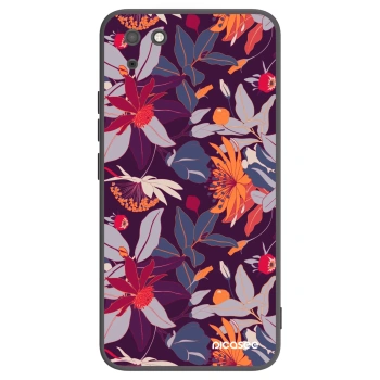 Ovitek za Huawei Y5P - Purple Leaf