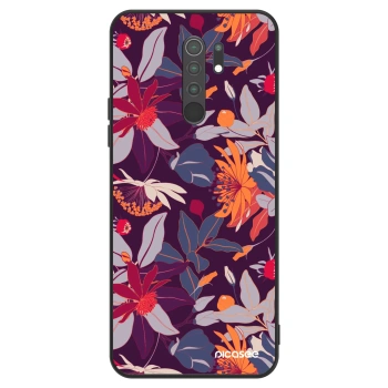 Ovitek za Xiaomi Redmi 9 - Purple Leaf