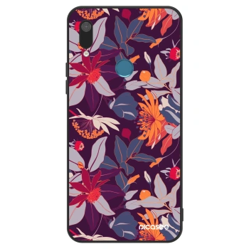 Ovitek za Huawei Y7 2019 - Purple Leaf