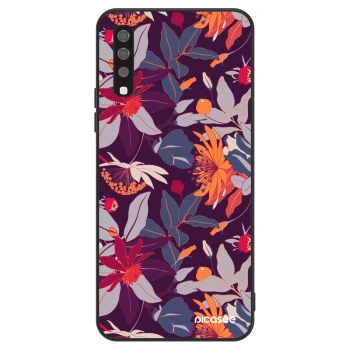 Ovitek za Samsung Galaxy A70 A705F - Purple Leaf