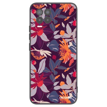 Ovitek za Realme 8 4G - Purple Leaf