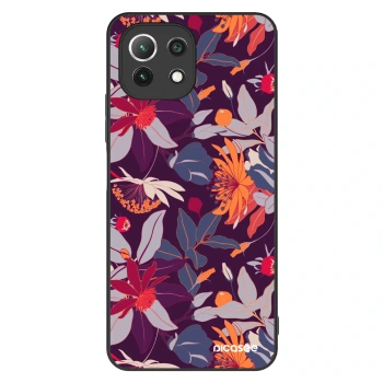 Ovitek za Xiaomi Mi 11 Lite - Purple Leaf