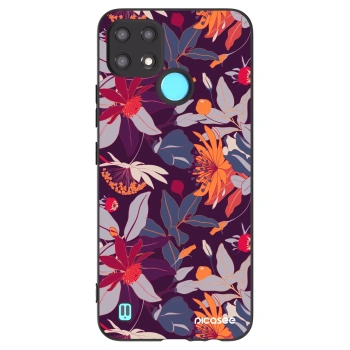 Ovitek za Realme C21 - Purple Leaf