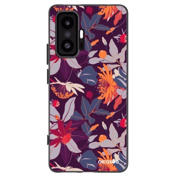 Picasee silikonski črni ovitek za Xiaomi 11T Pro - Purple Leaf