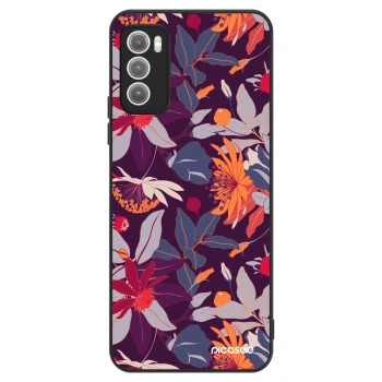 Ovitek za Motorola Moto G60 - Purple Leaf