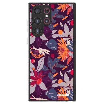 Picasee ULTIMATE CASE za Samsung Galaxy S22 Ultra 5G - Purple Leaf