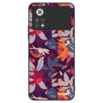 Ovitek za Xiaomi Poco X4 Pro 5G - Purple Leaf