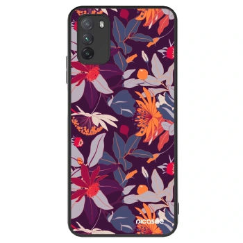 Ovitek za Xiaomi Poco M3 - Purple Leaf