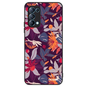 Ovitek za OPPO Reno 5 5G - Purple Leaf