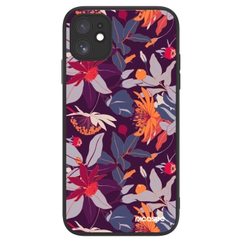 Picasee ULTIMATE CASE MagSafe za Apple iPhone 11 - Purple Leaf