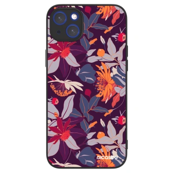Picasee ULTIMATE CASE MagSafe za Apple iPhone 14 Plus - Purple Leaf