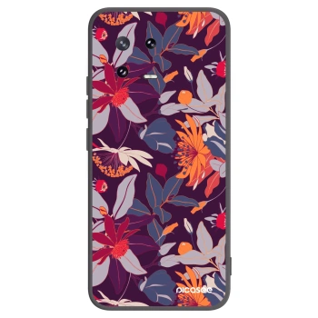Picasee silikonski črni ovitek za Xiaomi 13 Pro - Purple Leaf