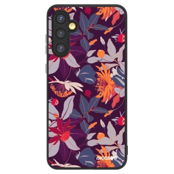Picasee ULTIMATE CASE za Samsung Galaxy A34 5G A346B - Purple Leaf