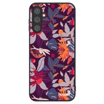 Picasee ULTIMATE CASE za Samsung Galaxy A14 4G A145R - Purple Leaf