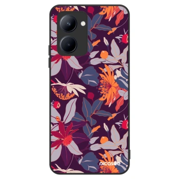 Ovitek za Realme C33 (2023) - Purple Leaf