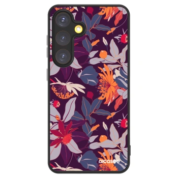 Picasee ULTIMATE CASE za Samsung Galaxy S24 S921B 5G - Purple Leaf